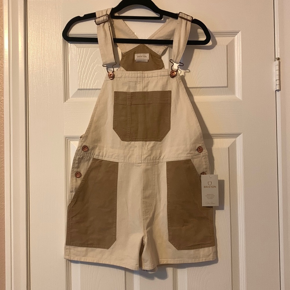 Brixton Cream and Brown Jumpsuit